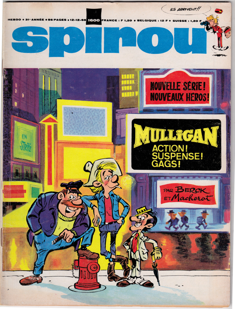 Berck  - couverture - Spirou 1600   1968