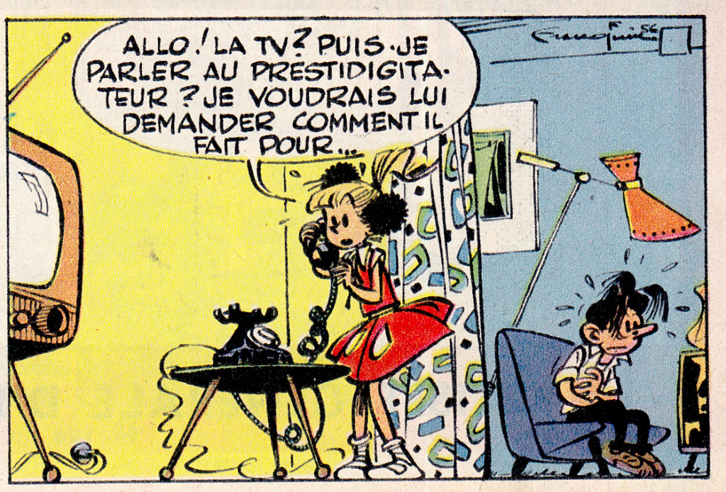 Franquin - Modeste et Pmpon - TINTIN35 DETAIL