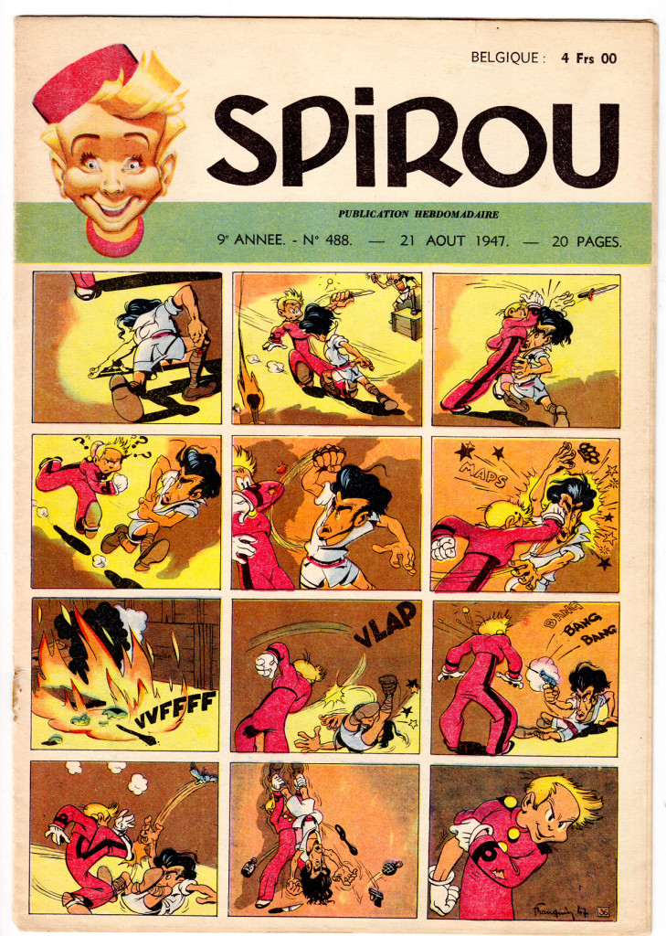 Franquin - Spirou 488 - 21-8-47 cover