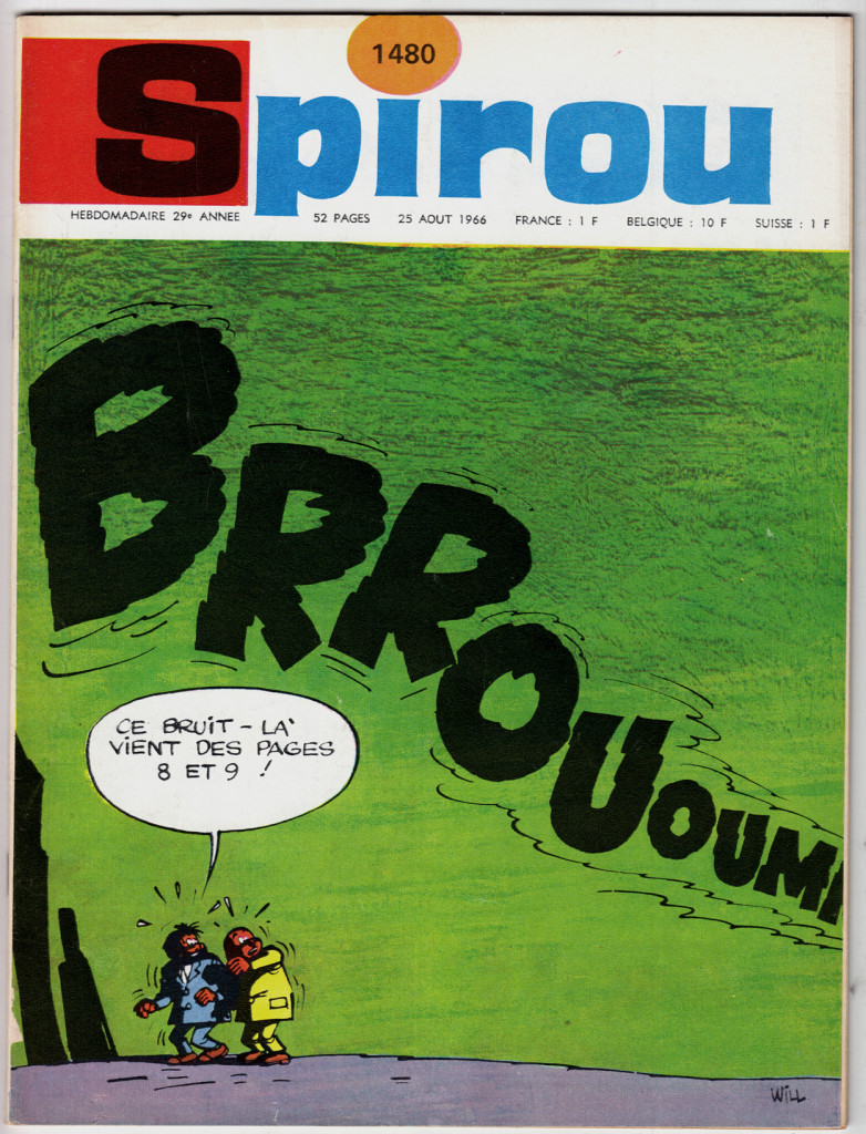 WILL Spirou 1480 1966 cover