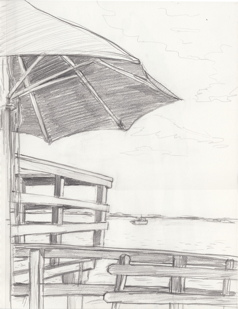 PTown deck umbrella