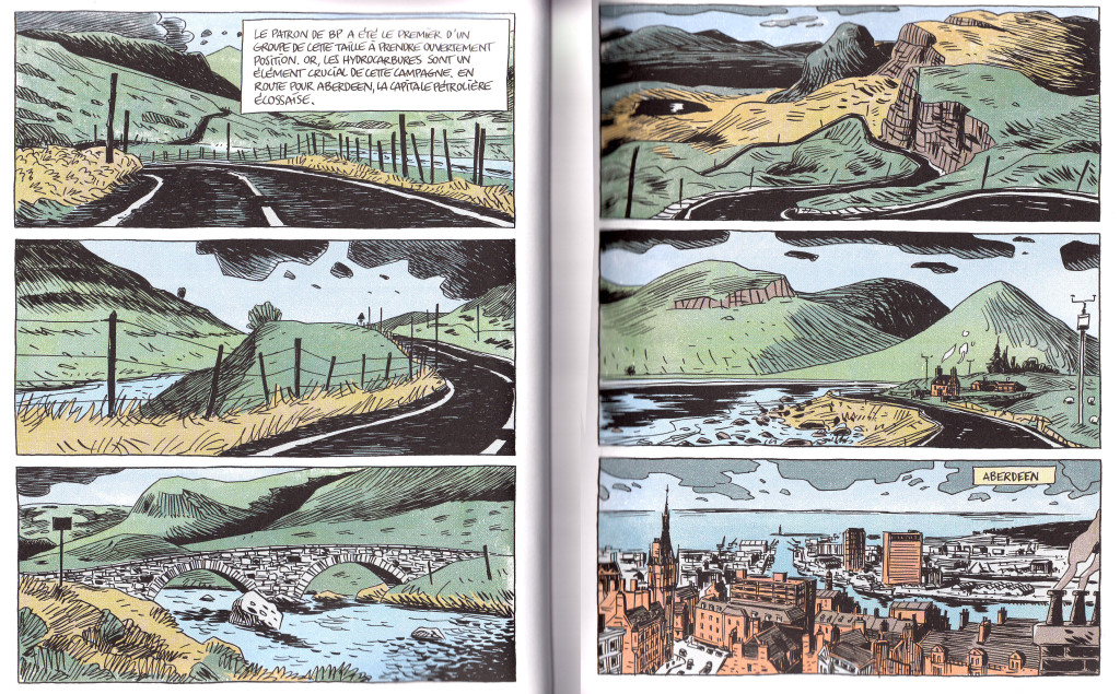 Double-page spread from "Yes Scotland" by  Hensgen and Casanave