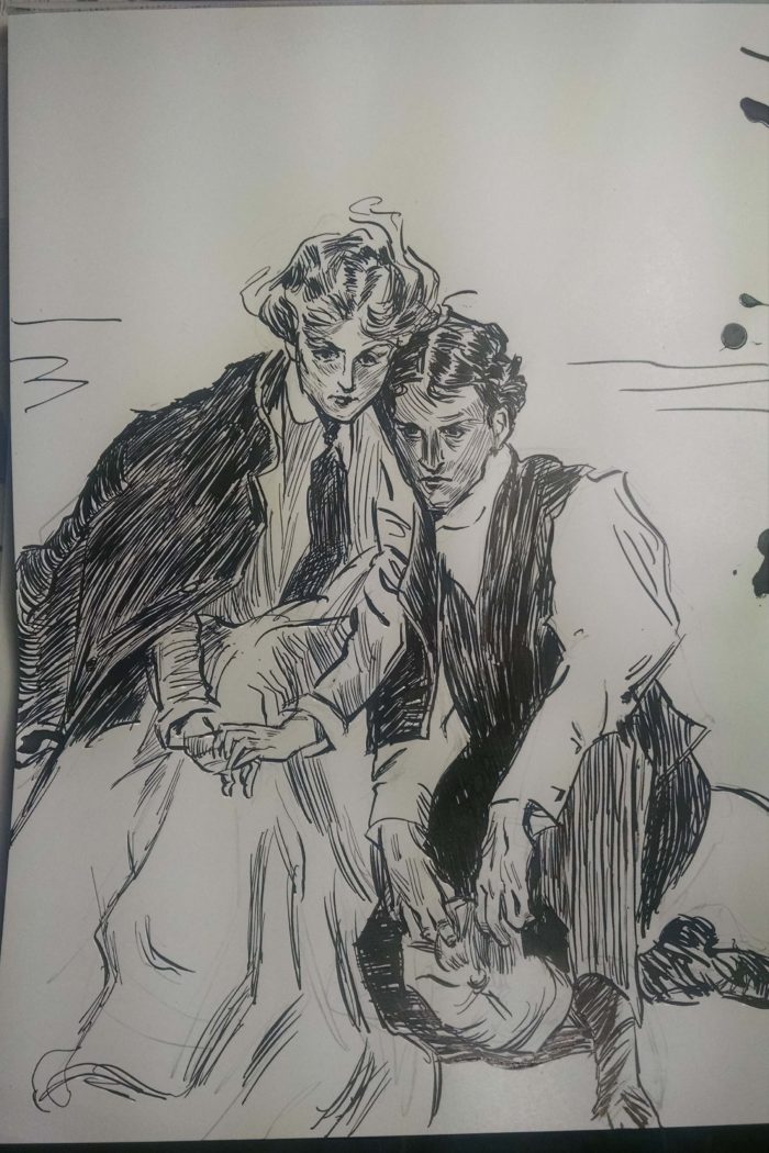 "The Last Day of Summer," after Charles Dana Gibson