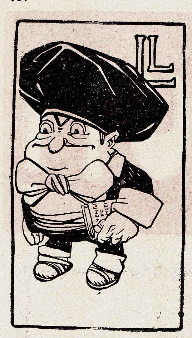 Cu-cut's mascot, "The Catalan."